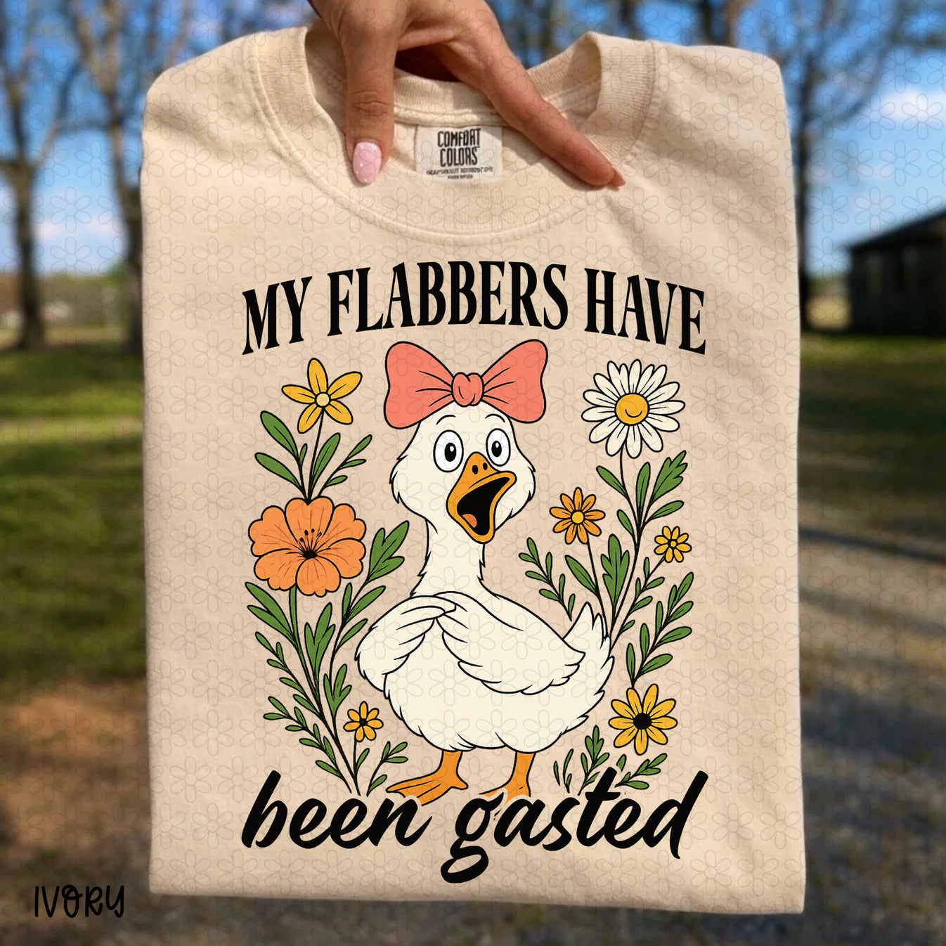 My Flabbers Have Been Gasted-Black Completed Tee