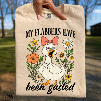 My Flabbers Have Been Gasted-Black Completed Tee