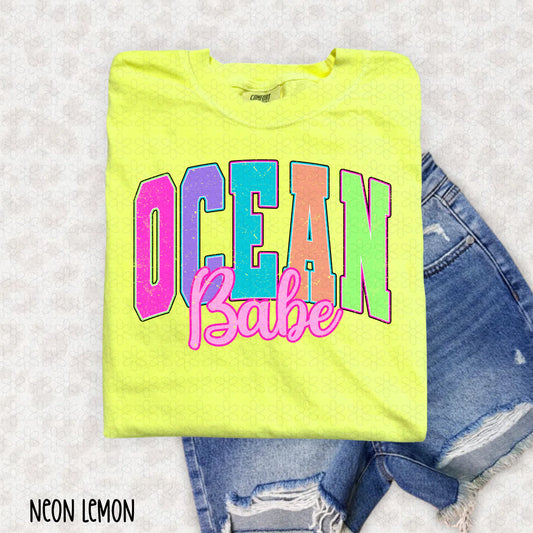 Ocean Babe Completed Tee