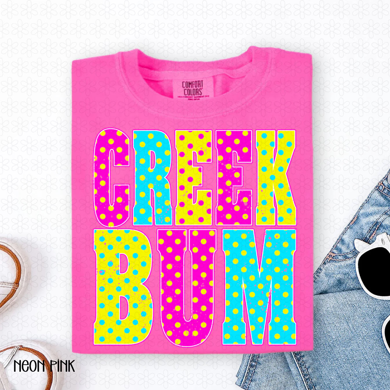 Polka Dot Creek Bum Completed Tee