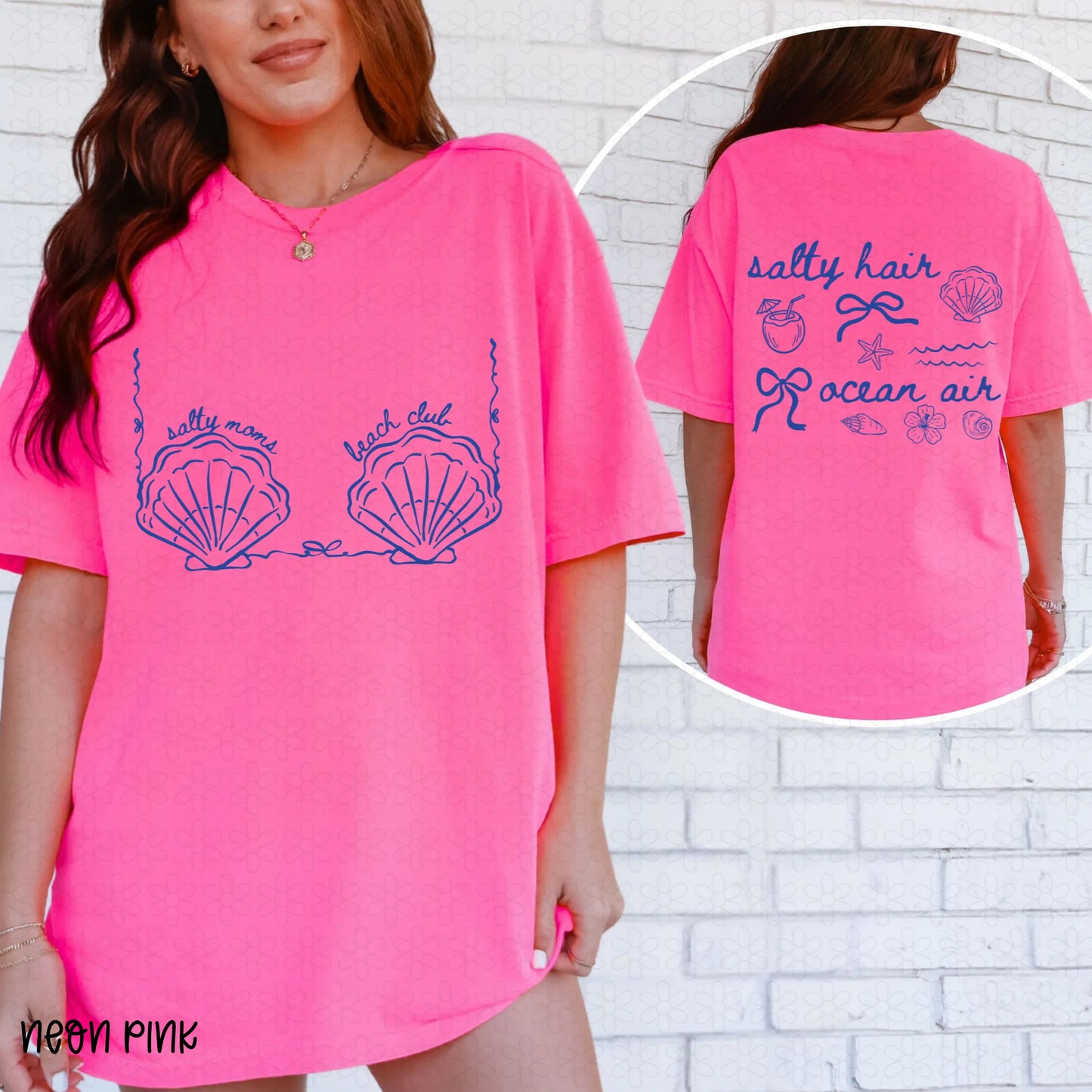 Salty Moms Beach Club (Multiple Color Options) Completed Tee