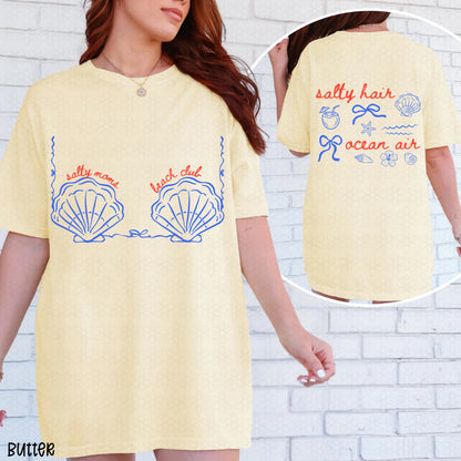 Salty Moms Beach Club (Multiple Color Options) Completed Tee
