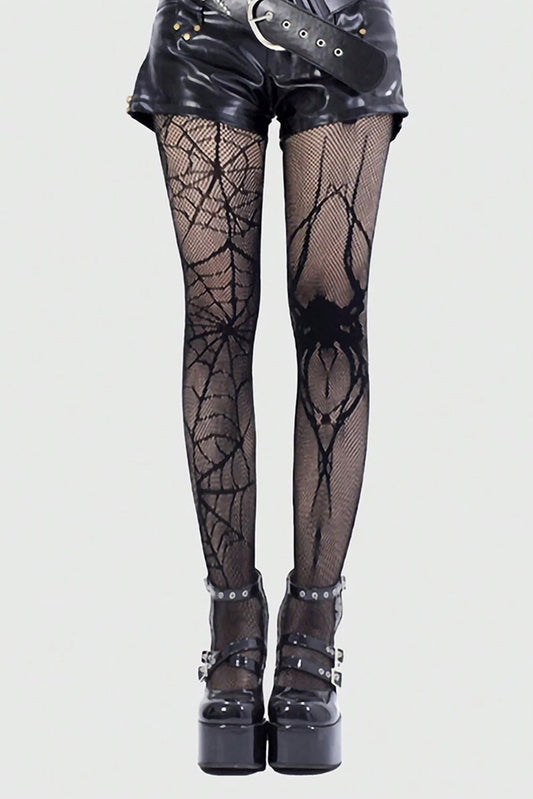 Spider Web Stockings RTS | Boutique Children's Clothing
