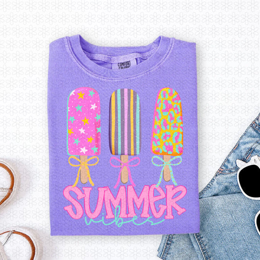 Summer Vibes Popsicle Graphic Tee | Boutique Summer Shirt for Kids | Blush & Briar Co.