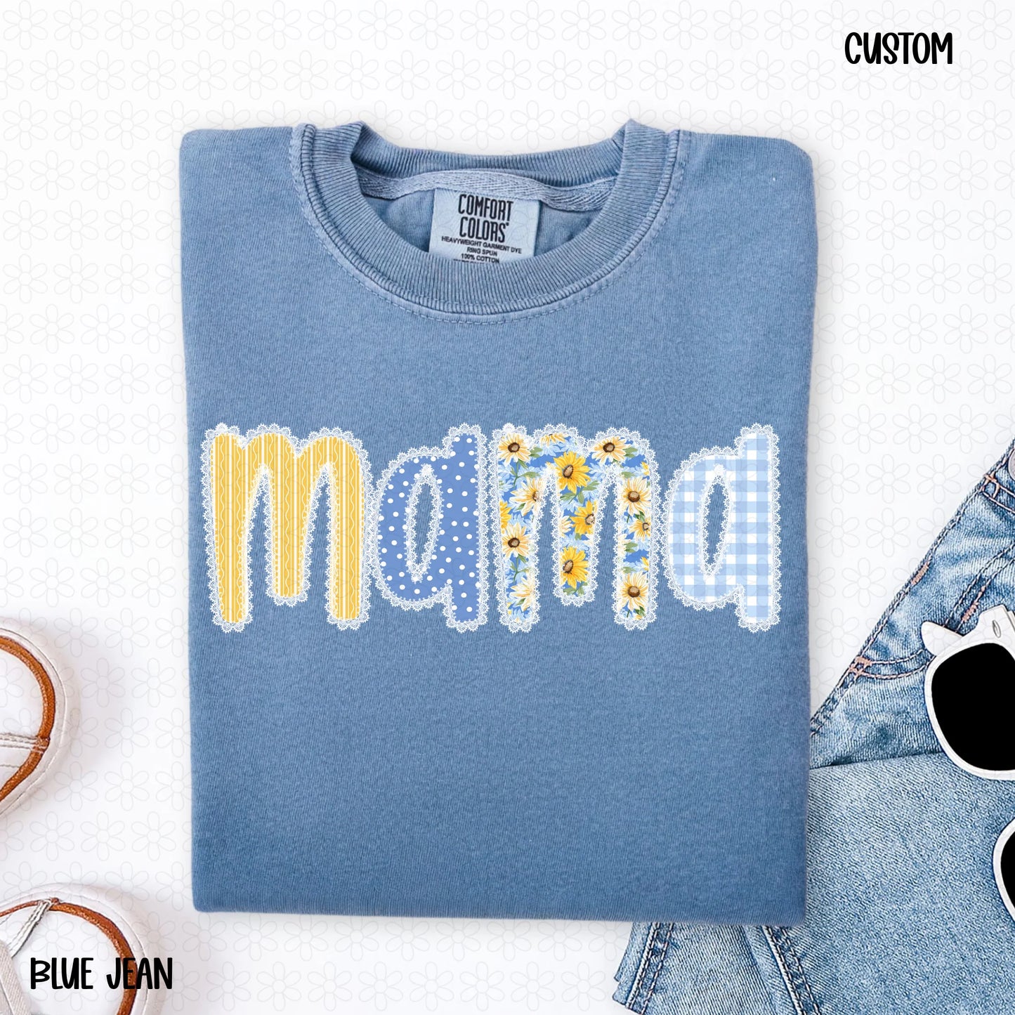 Sunflower Custom Names Completed Tee