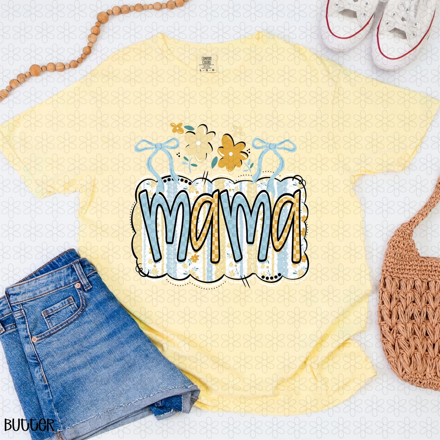 Sweet Bow Mama Completed Tee