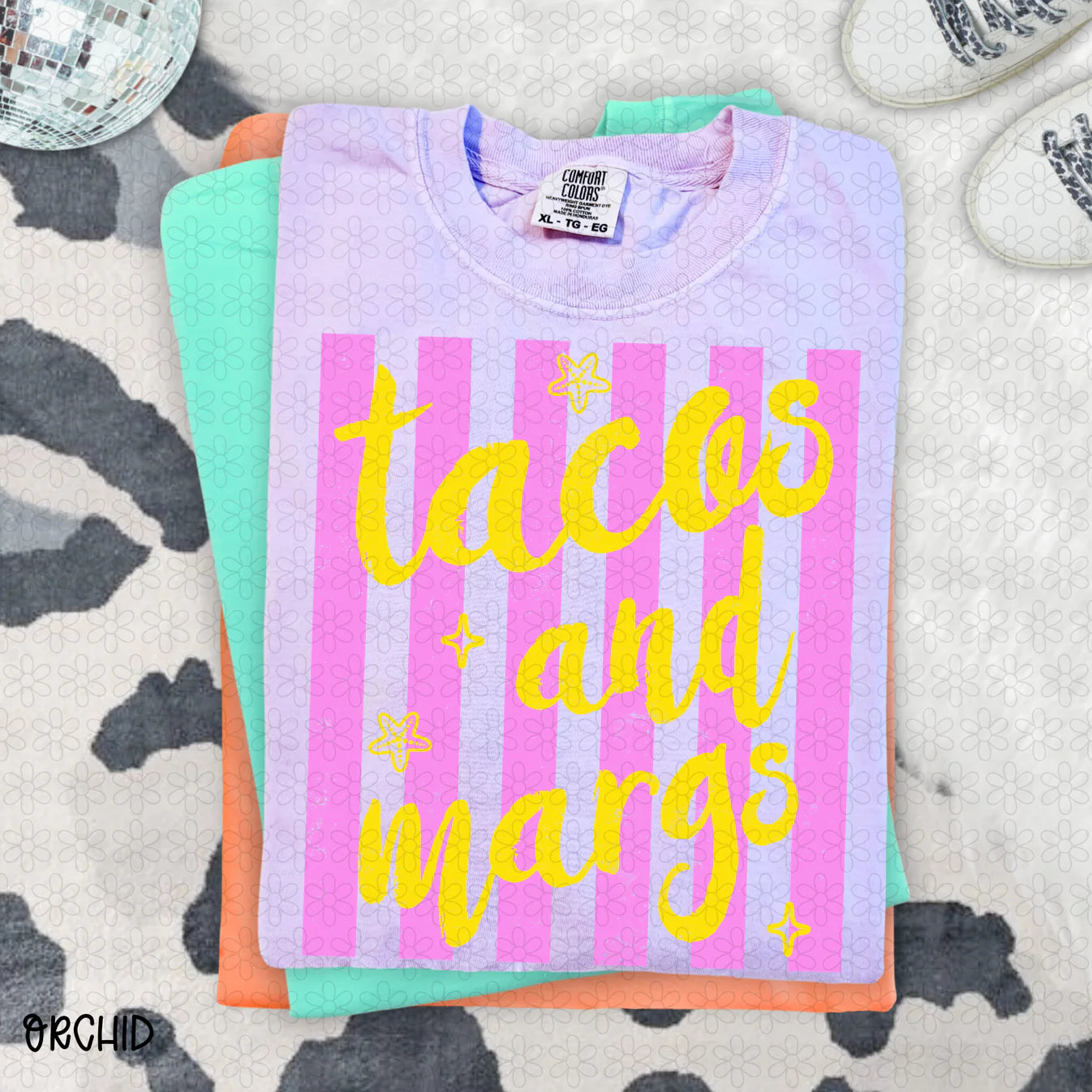 Tacos And Margs Completed Tee
