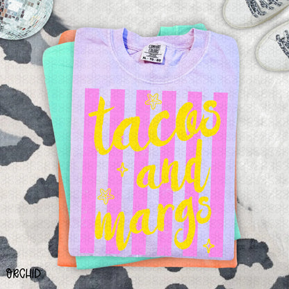 Tacos And Margs Completed Tee