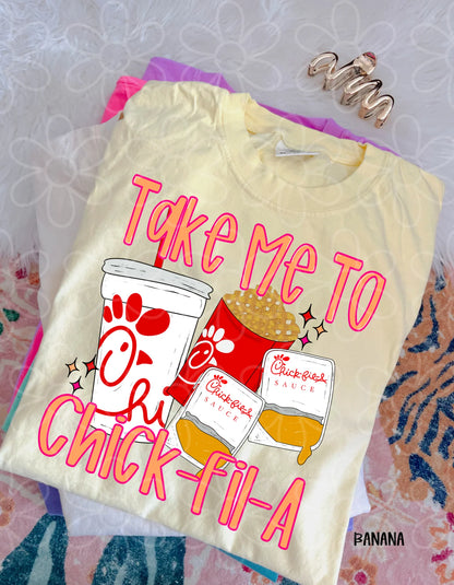 Take Me To Gods Chicken Completed Tee