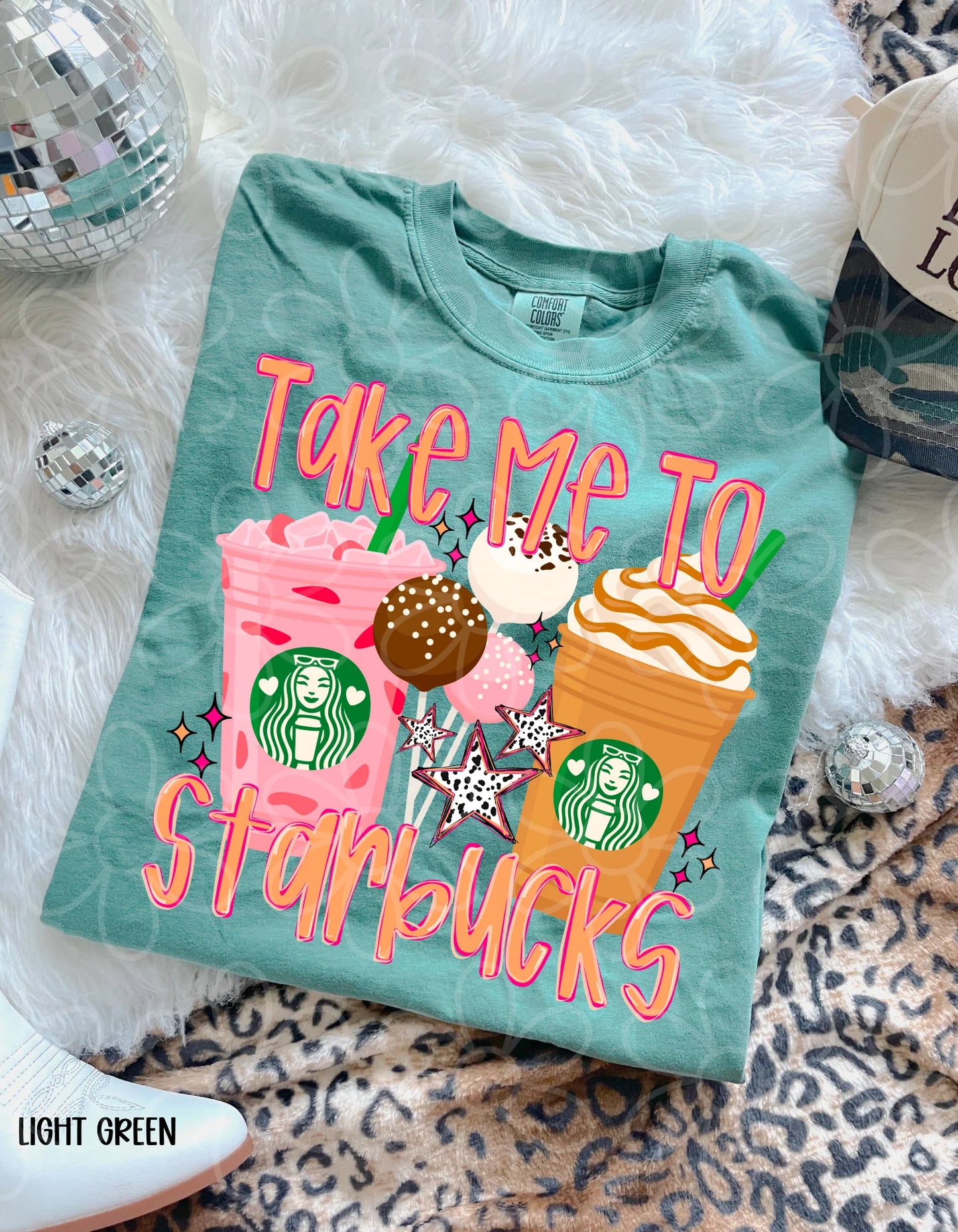 Take Me To Coffee Completed Tee