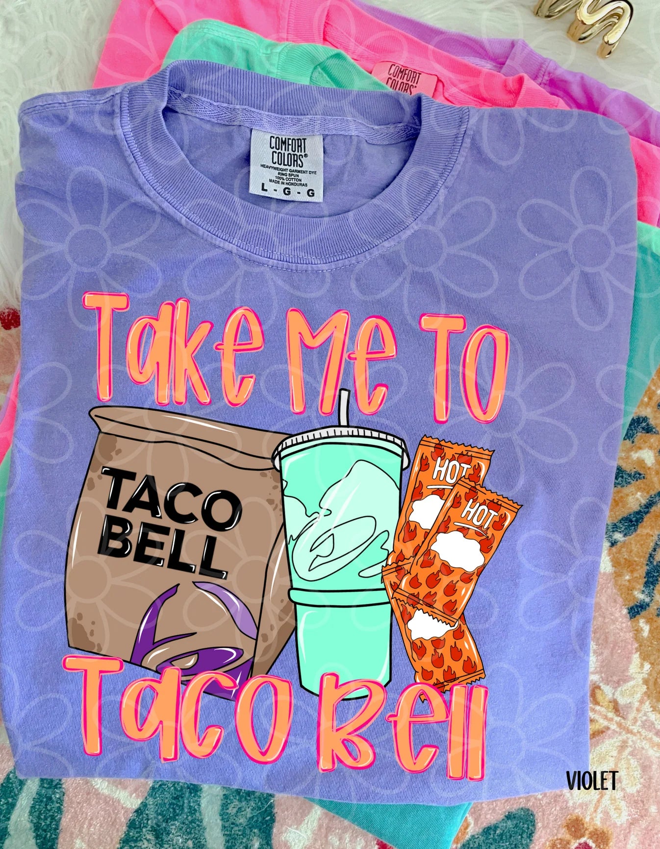 Take Me To Tacos Completed Tee