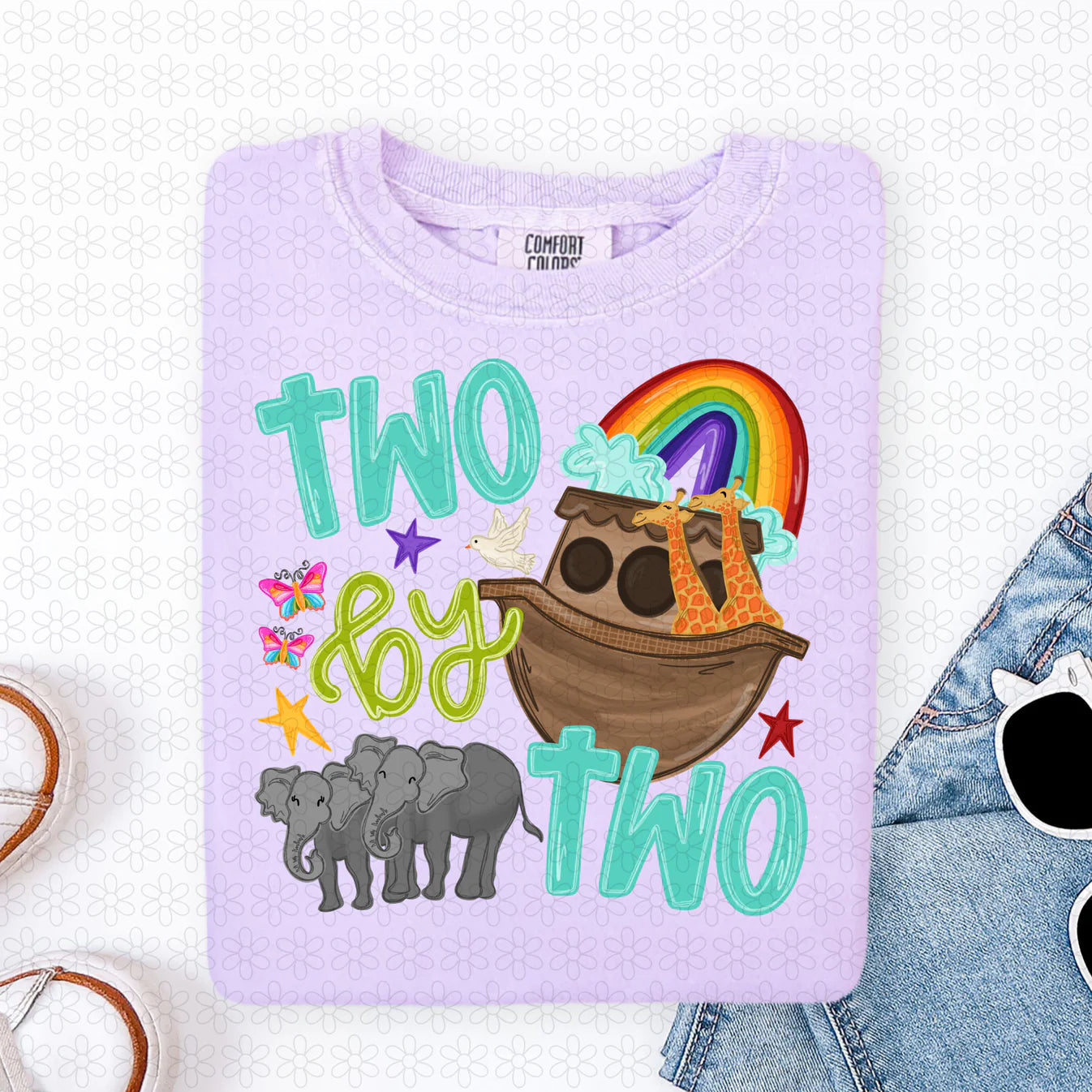 Noah's Ark Graphic Tee | Christian Boutique Shirt for Kids | Blush & Briar Co.