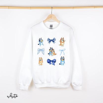 Blue Dog Coquette Completed Tee